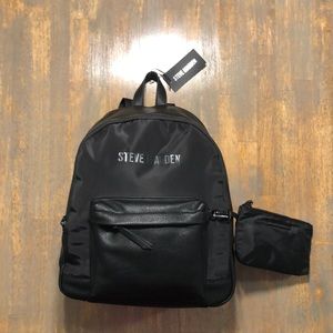 NWT Steve Madden Black Backpack